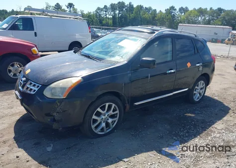 2013 Nissan Rogue Sv W/Sl Pkg из США, поврежденный, VIN JN8AS5MV1DW621627